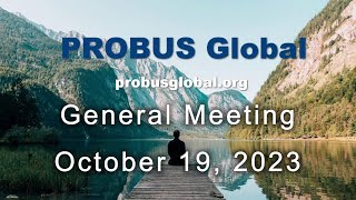 PROBUS Global General Meeting October 2023 New Zealand [upl. by Boyes]