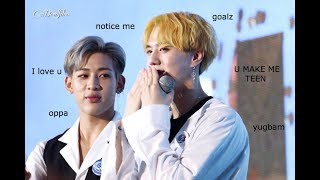 Yugbam being Yugbam GOT7S BAMBAM AND YUGYEOM [upl. by Harrell643]