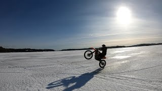 Winter Fun KTM 505 SXF [upl. by Idnal573]