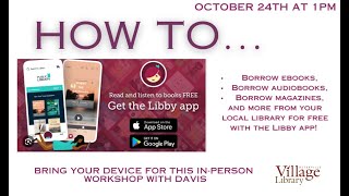 How to Use Libby Libby is a mobile app that supports users in accessing library ebooks [upl. by Annahpos]