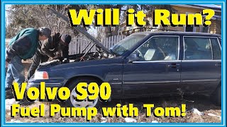 Will it Start Fuel Pump SwearaThon with Tom and the 1997 Volvo S90 [upl. by Saiasi]