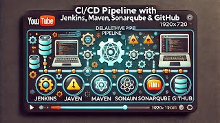 CI CD Declarative Pipeline using Jenkins MAVEN Sonar Qube and GitHub [upl. by Anitirhc]