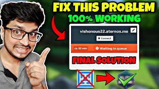 How To Fix Aternos Waiting in Queue Problem  Best Free 247 Minecraft Server Hosting [upl. by Htebzile]