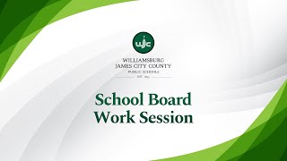 WJCC School Board Work Session from 111224 [upl. by Weinshienk731]