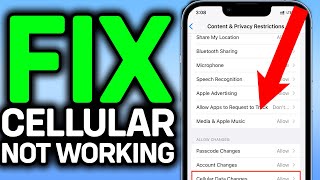 How To FIX Cellular Data Not Working on iPhone 16Pro Max [upl. by Roxy228]