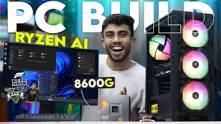 My First AI PC Ryzen 5 8600G PC Build🔥 Running Modern Games without GPU 60FPS⚡️ [upl. by Tommie986]