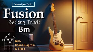 Smooth Fusion Guitar Backing Track in B minor [upl. by Roth]