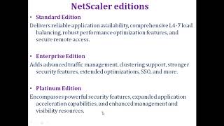 02 Netscaler Editions in Hindi [upl. by Billat]