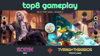 Sorin vs Tymna amp Thrasios  Relic Fest 2024  R3  Duel Commander  EDH│MTG│bitzelberg [upl. by Alyakcm]