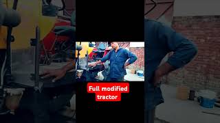 HMT 6522 full modified tractor flat platform imported tyre tractorvideo shorts modification [upl. by Naoma]