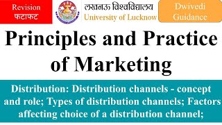 10  Distribution Channels Type of distribution channels Principles and Practice of Marketing [upl. by Doroteya]