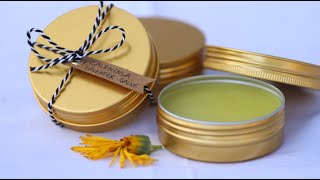 DIY Calendula Salve for Dry Cracked Skin 🌼👩‍🔬💚 Garden Answer [upl. by Vivi]