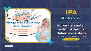 IPA Kelas 5 SD  Hubungan antar makhluk hidup dalam ekosistem [upl. by Eimyaj]