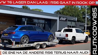 RS6 gaat in rook op ⬇️  VW T6 lager dan laag  De ene na de andere RS6 gaat terug naar Audi DL [upl. by Nnylimaj518]