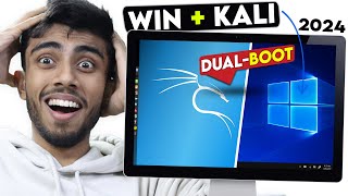 DUAL BOOT Windows amp Kali Linux Perfectly Without Error🔥 Step By Step Guide For PCLaptop [upl. by Hullda]