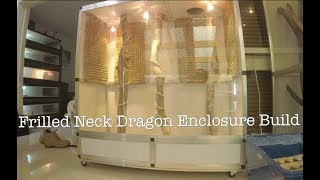 DIY Demo Frilled Neck Dragon Enclosure Build [upl. by Lucien]