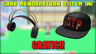 GRATIS GOLDEN HEADPHONES amp Topi Keren HANYA SAMPAI Tanggal 17 Agustus  Roblox Indonesia [upl. by Shanie]