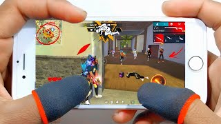 Iphone 6s Free Fire Gameplay ⚙️Settings Free Fire max HUDDPI MACRO 1 gb ram [upl. by Oilla]