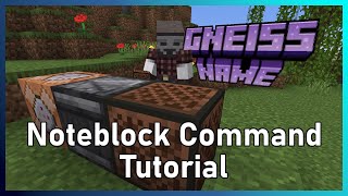 Noteblock command tutorial [upl. by Keheley]