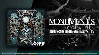 Progressive Metal Drum Track  Monuments Style  145 bpm [upl. by Nicolas61]