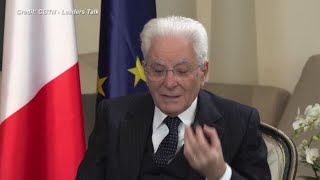 Mattarella quotCe chi predica contrapposizione contro dialogoquot [upl. by Drofnelg442]