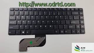 Keyboard For Jumper EZBook S5 14 MB30011007 YJ961 English US Black Empty 2 Pins With power button [upl. by Narat]