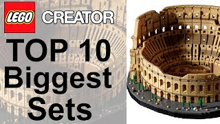 Top 10 biggest Lego Creator Expert sets [upl. by Evyn413]