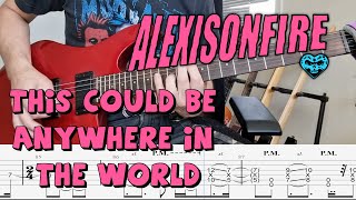 Alexisonfire  This Could Be Anywhere In The World guitar cover  screen tabs [upl. by Mamoun]