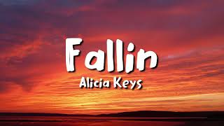 Alicia Keys  Fallin lyrics [upl. by Esihcoc]