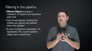 Windows PowerShell Fundamentals Chapter 08  Pipeline Filtering and Operators [upl. by Zasuwa]