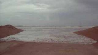 Storm Surge from Hurricane Dolly slams the coast of South Padre Island Tx [upl. by Nwahsat]