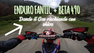 ENDURO DURO CON IL FANTIC 125  TEST BETA 490 [upl. by Yelsehc]