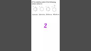 Stability of carbo cations  glimpse of Chemistry [upl. by Fridlund399]