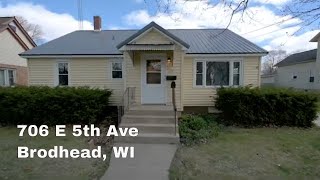 706 E 5th Ave Brodhead WI [upl. by Nadeau426]