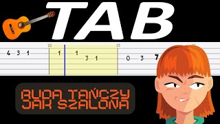 🎸 Ruda tańczy jak szalona CZADOMAN  melodia TAB gitara 🎵 TABY I NUTY W OPISIE 🎼 [upl. by Mokas]