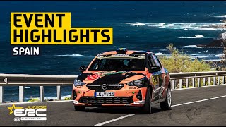 Junior ERC Highlights I ERC Rally Islas Canarias 2024 [upl. by Naols]