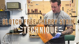 Blotch Free Cherry Staining Technique [upl. by Manella]