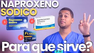 NAPROXENO SODICO PARA QUE SIRVE  3 COSAS [upl. by Atnes]