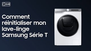 Samsung How To Comment puisje réinitialiser ma machine à laver Samsung Série T [upl. by Oriel]