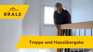 Wie entsteht ein Massivhaus  Baudoku  So baut die BRALE Teil 9 Treppe und Hausübergabe [upl. by Stubstad657]