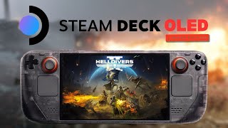 Helldivers 2  Steam Deck OLED Best Settings [upl. by Znarf212]