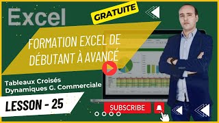 📊 Créez un Tableau de Bord Excel pour une Activité Commerciale  Cas Pratique 🚀 [upl. by Aynotan]