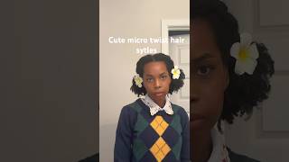 versatile Hairstyles for Micro Twists  Quick amp Easy Natural Hair Looks [upl. by Griswold472]