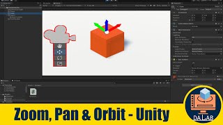 Pan Zoom and Orbit around the Center of Model with Orthographic Camera at Runtime in Unity [upl. by Eednak]