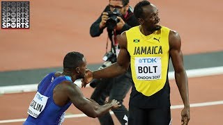 Usain Bolt Loses Final 100m Race [upl. by Lecrad911]