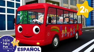 Autobuses y helicopetros 🚌 Caricaturas de autobuses 🚌 Canciones infantiles  LBB Español [upl. by Doralynne]