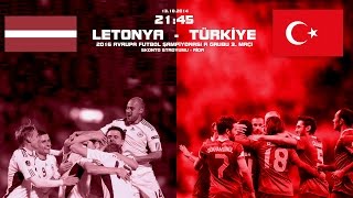 Letonya Türkiye 11 Maçı HD İzle  13102014 İkinci Yarısı [upl. by Kaufman]