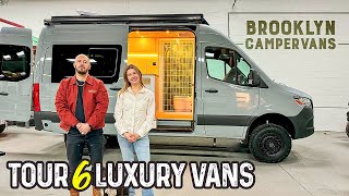 Touring Luxury Sprinter RVs at Brooklyn Campervans for Camper Van Conversion Ideas [upl. by Cantu469]