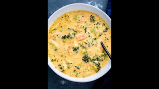 Broccoli Cheddar Soup  Broccoli Cheese Soup Recipe  Panera Bread Broccoli Cheese Soup [upl. by Hayikat]