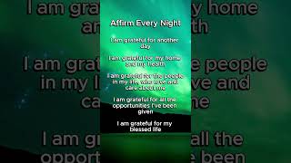 Affirm Every Night 🙏 affirmations [upl. by Onairot]